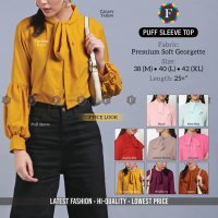 PUFF SLEEVE TOP WHOLESALE SHORT TOPS CATALOG