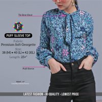 PUFF SLEEVE TOP WHOLESALE SHORT TOPS CATALOG