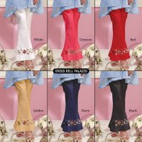 CROSS BELL PALAZZO COTTON FESTIVE SEASON SUMMER SPECIAL BOTTOM WEAR