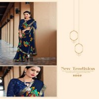 MANSAROVER FASHION LAUNCH AYUSHI WEIGHTLESS PRINTED SAREE SUPPLIER
