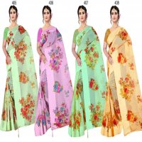 MANSAROVER FASHION LAUNCH SWARNIKA VOL 2 VARNI CHEX COTTON PRINT WITH LATKAN PALLU SAREE SUPPLIER