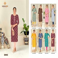 SURYAJYOTI RIHAA VOL 2 COTTON PRINTED KURTI WHOLESALER IN SURAT