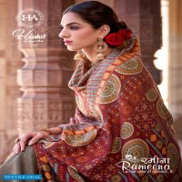 Harshit Rameena Wholesale Pure Wool Pashmina Winter Dress Material