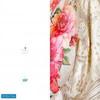 KS LUCKNOWI BY RAJTEX MODAL CHIKANKARI DIGITAL PRINTED DESIGNER SAREE