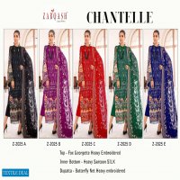 Zarqash Chantelle Z-2025 Colour Wholesale Pakistani Concept Dress