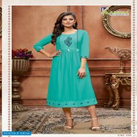 ANOKHI BY KARISSA COTTON NAYRA SIDE CUT DESIGNER KURTI