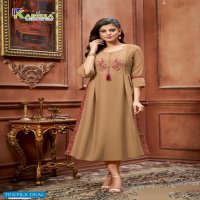 ANOKHI BY KARISSA COTTON NAYRA SIDE CUT DESIGNER KURTI