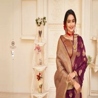 PINK LOTUS HEER VOL 1 1301-1313 SERIES ORGANZA SAREE WITH WEAVING RICH PALLU