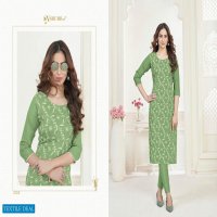 Shubh Nx Kashvi Wholesale Lucknowi Work Long Kurtis