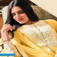 EBA DIL NOOR 1340-1341 SERIES PURE GEORGETTE WITH EMBROIDERY WORK LADIES DRESSES