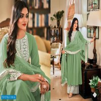 EBA DIL NOOR 1340-1341 SERIES PURE GEORGETTE WITH EMBROIDERY WORK LADIES DRESSES