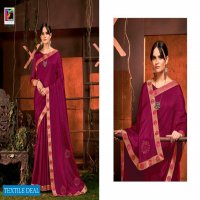 Pikasho Pista Wholesale Vichitra Silk Sarees