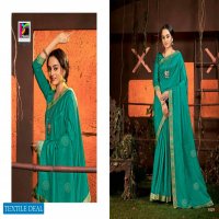 Pikasho Pista Wholesale Vichitra Silk Sarees