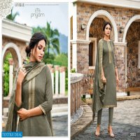 Priyam Eliana Wholesale Silk Butti Embroidery Salwar Kameez