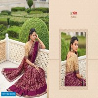 Vipul Saffron Wholesale Shopping Casual Indian Sarees