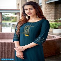 Kadlee Moonlight Wholesale Nylone Viscose Long Kurtis