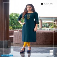Kadlee Moonlight Wholesale Nylone Viscose Long Kurtis