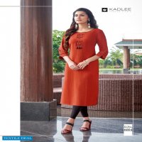 Kadlee Moonlight Wholesale Nylone Viscose Long Kurtis