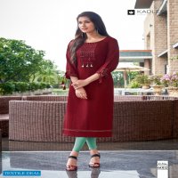 Kadlee Moonlight Wholesale Nylone Viscose Long Kurtis