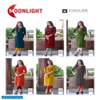 Kadlee Moonlight Wholesale Nylone Viscose Long Kurtis