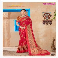 Mintorsi Sarmili Brasso Vol-2 Wholesale Jhilmil Brasso Sarees