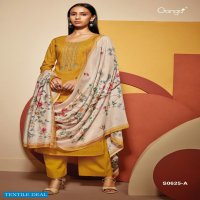 Ganga Elina S0625 Wholesale Muslin Silk With Embroidery Salwar Kameez