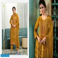 TUMBAA ZARI BY VINAY FASHION FULL STITCH VISCOSE DOLA JACQUARD TOP BOTTOM WITH DUPATTA