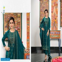 TUMBAA ZARI BY VINAY FASHION FULL STITCH VISCOSE DOLA JACQUARD TOP BOTTOM WITH DUPATTA