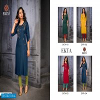 BAANVI EKTA VOL 1 READYMADE SIMPLE KURTIS SUPPLIER