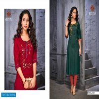 BAANVI EKTA VOL 1 READYMADE SIMPLE KURTIS SUPPLIER