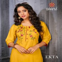 BAANVI EKTA VOL 1 READYMADE SIMPLE KURTIS SUPPLIER