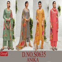 Ganga Anika S0635 Wholesale Handwork Salwar Kameez
