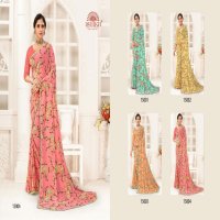 Ishika Ruby Border Vol-15 Wholesale Gerogette Printed With Border Sarees