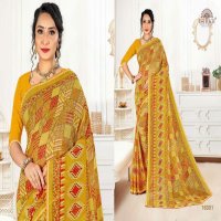 Ishika Ruby Border Vol-16 Wholesale Gerogette Printed With Border Sarees