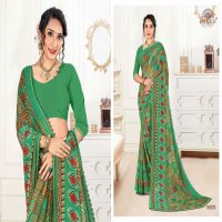 Ishika Ruby Border Vol-16 Wholesale Gerogette Printed With Border Sarees