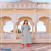 SHUBH HEER VOL 2 RAYON EMBROIDERY KURTI WHOLESALER IN SURAT