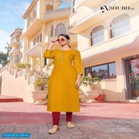 SHUBH HEER VOL 2 RAYON EMBROIDERY KURTI WHOLESALER IN SURAT