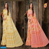 ASHIKA TARIKA COTTON MALMAL PRINTED SAREES LOWEST RANGE ONLINE SHOP