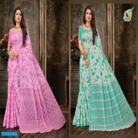 ASHIKA TARIKA COTTON MALMAL PRINTED SAREES LOWEST RANGE ONLINE SHOP