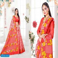 ASHIKA AAKAR MALMAL PURE COTTON SAREES BEST RATES