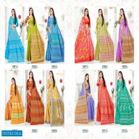 ASHIKA AAKAR MALMAL PURE COTTON SAREES BEST RATES