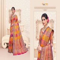 SAI ANSH MAJESTIC VOL 3 SILKLY MULTI MEENA SAREES WHOLESALE SUPPLIER
