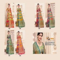SAI ANSH MAJESTIC VOL 3 SILKLY MULTI MEENA SAREES WHOLESALE SUPPLIER