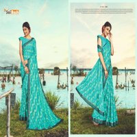 SAI ANSH KESARIYA CHIFFON BRASSO SAREE WHOLESALE SHOP
