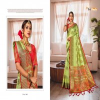 SAI ANSH MADHULIKA SILKY COTTON COPPER SAREE WHOLESALE RATE FOR SHOP