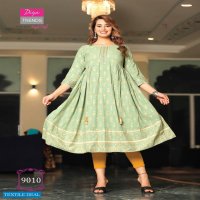 ETHNICITY VOL 9 BY DIYA TRENDS FLAIR STYLE KURTI GOWNS COLLECTION