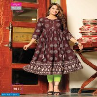 ETHNICITY VOL 9 BY DIYA TRENDS FLAIR STYLE KURTI GOWNS COLLECTION