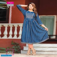 ETHNICITY VOL 9 BY DIYA TRENDS FLAIR STYLE KURTI GOWNS COLLECTION