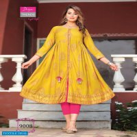 ETHNICITY VOL 9 BY DIYA TRENDS FLAIR STYLE KURTI GOWNS COLLECTION