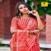 VINAMRA RATNADEEP SILK CHIFFON VISCOSE SAREES WHOLESALE SHOP